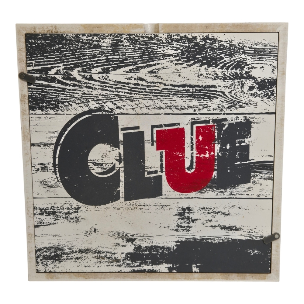 CLUE Rustic Series in Wood Box 2017 Hasbro Detective Game **COMPLETE**